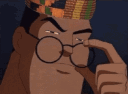 Emoji DisappointAfricanAmericanGIF