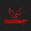 Emoji hdvalorantredneonlogowithsymbolp