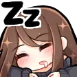 Emoji JDEgirlsleep