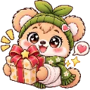Emoji moka_gift