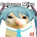 Emoji catsune_miku