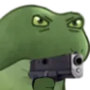 Emoji frog_gun