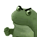 Emoji frog_punch