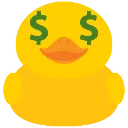 Emoji duck_money