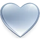 Emoji heart_gradient_grey