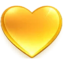 Emoji heart_gradient_yellow
