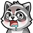 Emoji Raccoon_Bave
