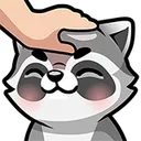 Emoji Raccoon_Happy2