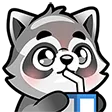 Emoji Raccoon_Juice