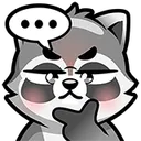 Emoji Raccoon_blabla