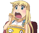 Emoji popcorngirl