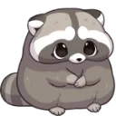 Emoji 999_raccoon_please