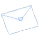 Emoji Icon_BlueWhiteEnvelope