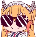 Emoji Tohru_Sunglasses