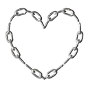 Emoji Grey_ChainHeart