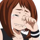 Emoji OchakoCryingWithoutHe