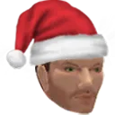 Emoji player_man_santa