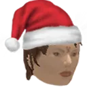 Emoji player_woman_santa