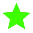 Emoji star_green_lighted