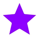 Emoji star_purple_lighted
