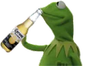 Emoji kermit_alcohol