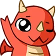 Emoji mn_red_wave_drag