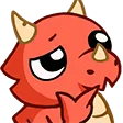 Emoji ra_red_think_drag