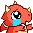 Emoji mn_red_cry_drag