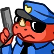 Emoji mn_blue_police_drag