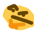 Emoji perplexe