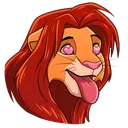 Emoji Simba_Love