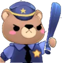 Emoji police_bearcop