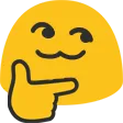 Emoji weirdthinking