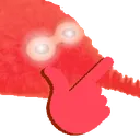 Emoji WormAngryThink