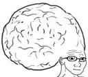 Emoji bigbrain