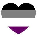 Emoji SmileyPrideAsexual