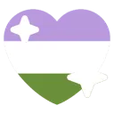 Emoji SmileyPrideGenderqueer