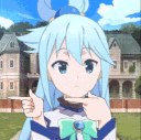 Emoji 9900_aqua_fingerspin