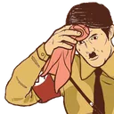 Emoji sweating_hitler