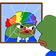 Emoji eb_peepoclownmirror