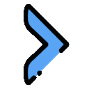 Emoji fleche_bleu