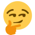 Emoji smirk_thinking