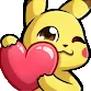 Emoji mn_yellow_lovelove_pika