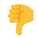 Emoji agooglethumbsdown