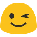 Emoji blobwink