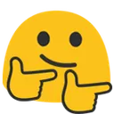 Emoji blobfingerguns