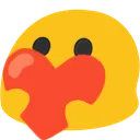 Emoji blobheart