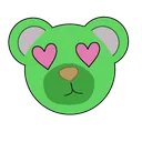 Emoji ours_coeur