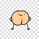 Emoji ass