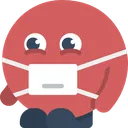 Emoji masque